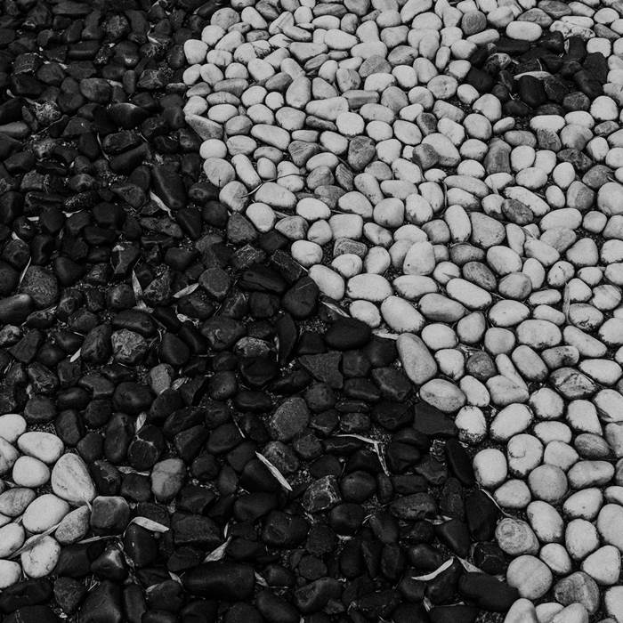 Pebble Yin and Yang