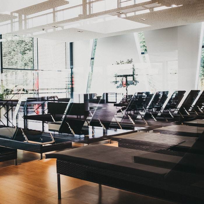 Relaxation room of the spa Linsberg Asia
