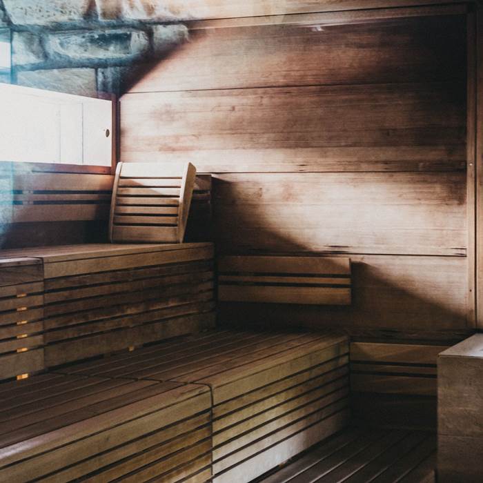 Sauna of the spa hotel Linsberg Asia