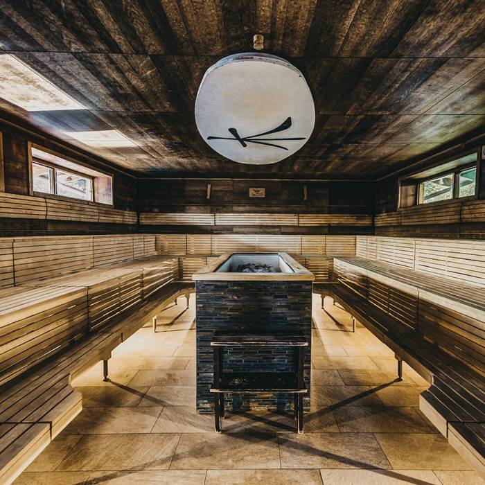 Sauna of the spa hotel Linsberg Asia