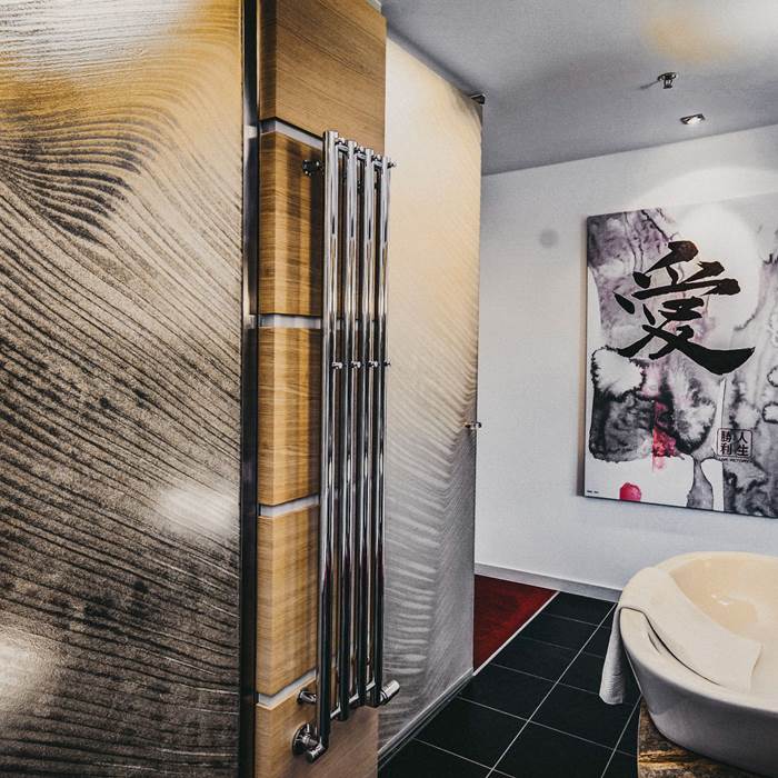 Bathroom in the hotel room of the Linsberg Asia