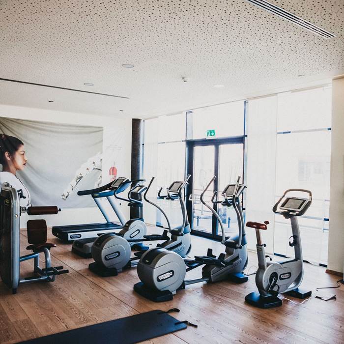 Fitness room in the spa hotel Linsberg Asia